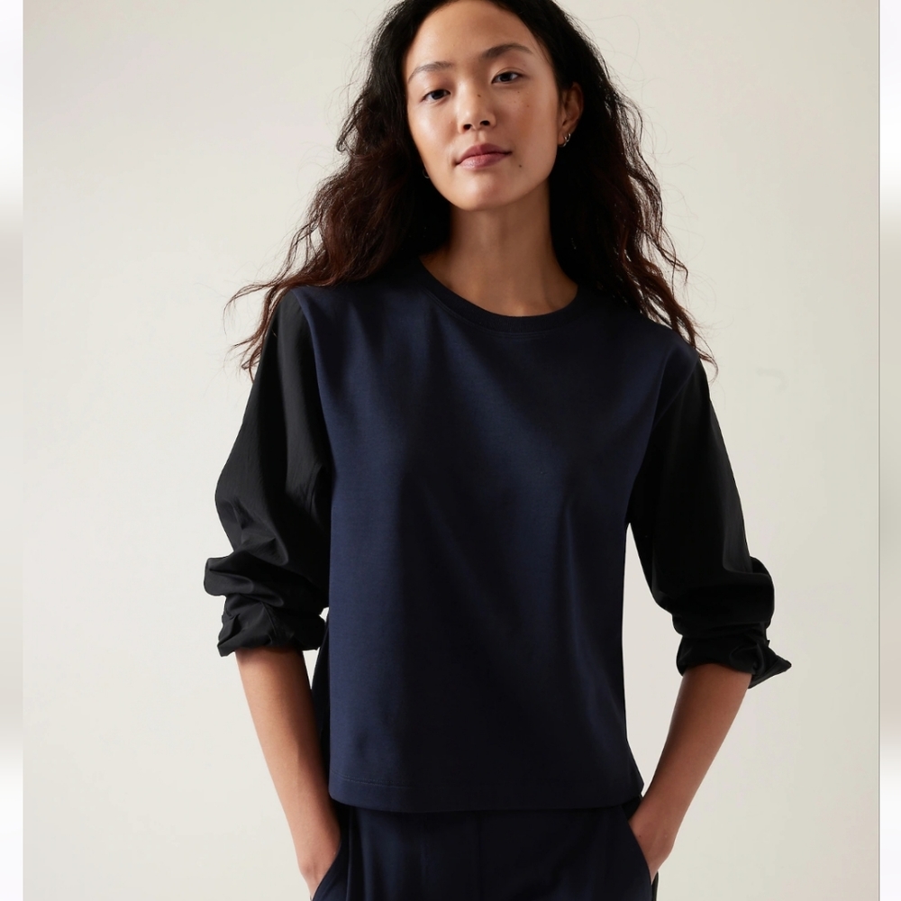 🏃♀️ Athleta Harlow Hybrid Top Sz 1X